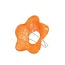 Boekethouder Sisal “Bloem” | Kleur: Oranje | Diameter 15 centimeter | Per 10 boekethouders