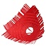 Boekethouder Bamboe Vlecht | Kleur: Rood | Diameter 34 centimeter | Per 6 boekethouders