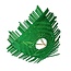 Boekethouder Bamboe Vlecht | Kleur: Groen | Diameter 30 centimeter | Per 6 boekethouders