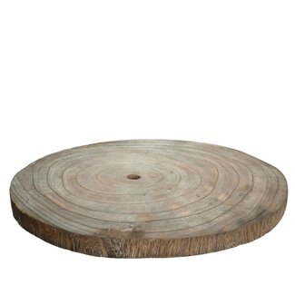 4A Dried Wood Slice Apollonia | Colour: Brown | Dried decoration | Diameter 46 centimeter | Per slice