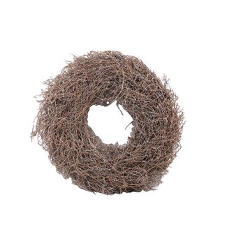 4A Fernroot Wreath | Colour: Natural White Brown | Diameter 48 centimeter | Per wreath