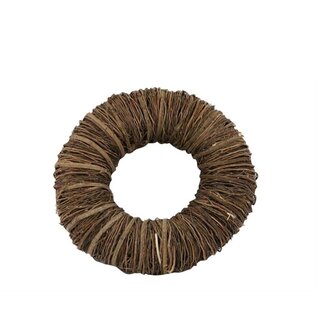 4A Mactan Gras Krans | Kleur: Bruin | Diameter 45 centimeter | Per krans