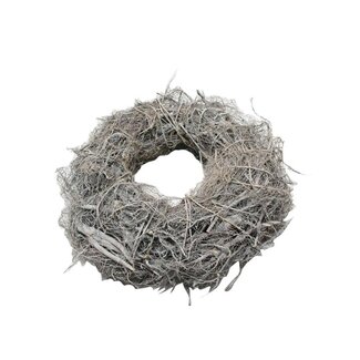 4A Wurzelkranz | Farbe: Natur Weiß Braun | Durchmesser 40 centimeter | Pro Kranz