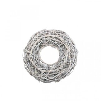4A Wijnstok Wortel Krans | Kleur: Natuurlijk Wit | Diameter 38 centimeter | Per krans