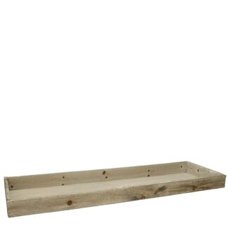 4A Plateau en Bois | Couleur: Brun Clair | Longueur 60 centimeter | Largeur 20 centimeter | Hauteur 4 centimeter | Par 4 plateaux