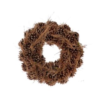 4A Sofia Krans | Kleur: Bruin | Diameter 30 centimeter | Per krans