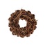 Sofia Krans | Kleur: Bruin | Diameter 30 centimeter | Per krans