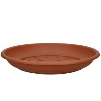 4A Soucoupe d'arrosage en plastique | Couleur: Terracotta | Diamètre 35 centimeter | Par 10 soucoupes d'arrosage