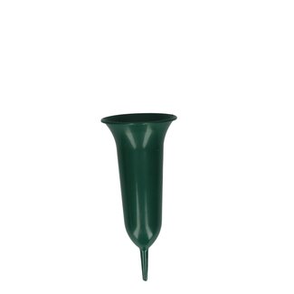 4A Grabvase | Farbe: Dunkelgrün | Durchmesser 10 centimeter | Länge 26 centimeter | Pro 5 Grabvasen