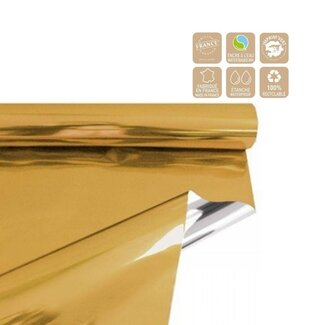 4A Foil on roll | Colour: Metallic Gold-coloured | Width 70 centimeter | Length 50 meter | Per roll