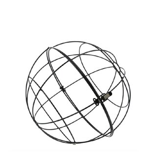 4A Ball Frame for Flowers | Colour: Black | Diameter 30 centimeter | Per ball