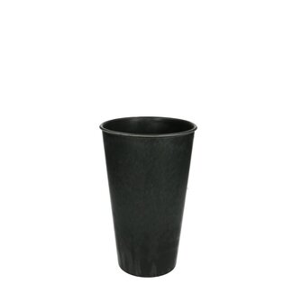 4A Plastic Melamine Vase | Colour: Grey | Diameter 15 centimetre | Height 24 centimetre | Per 8 vases