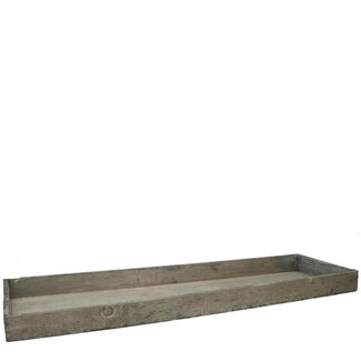 4A Houten Dienblad | Kleur: Grijs | Lengte 60 centimeter | Breedte 20 centimeter | Hoogte 4 centimeter | Per 4 dienbladen
