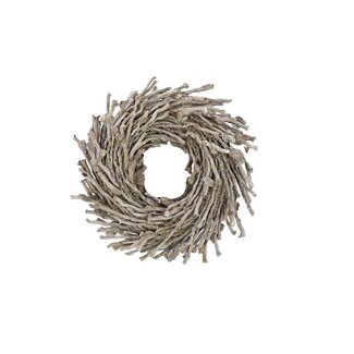 4A Half Botay Krans | Kleur: Grijs | Diameter 30 centimeter | Per krans