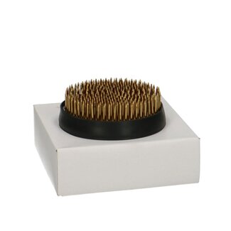 4A Pinhouder | Kleur: Koperkleurig | Hoogte 7 centimeter | Per pinhouder
