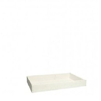 4A Plateau en bois | Couleur: Blanc naturel | Longueur 32 centimeter | Largeur 20 centimeter | Hauteur 4 centimeter | Par 4 plateaux