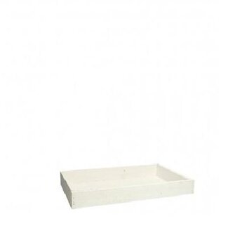 4A Houten Dienblad | Kleur: Natuurlijk Wit | Lengte 32 centimeter | Breedte 20 centimeter | Hoogte 4 centimeter | Per 4 dienbladen
