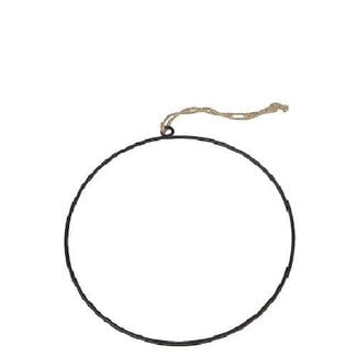 4A Iron Ring Hanger | Colour: Black | Diameter 35 centimetre | Per 10 rings