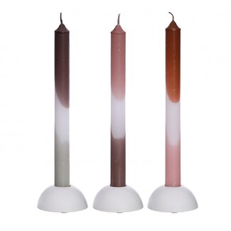 4A Candle Dip Dye | Colour: Pink | Diameter 2.2 centimeter | Length 24 centimeter | Per 3 candles