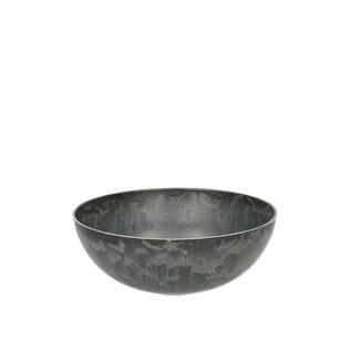 4A Kunststoff Melamin Schale Teller | Farbe: Grau | Durchmesser 20 centimeter | Höhe 7.5 centimeter | Pro 12 Schalen