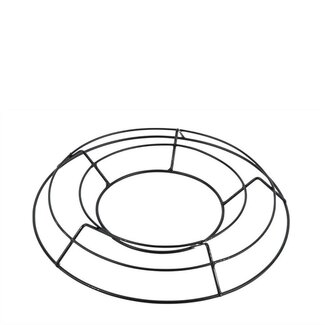 4A IJzeren Ring Basis | Kleur: Zwart | Diameter 35 centimeter | Per 5 ringen