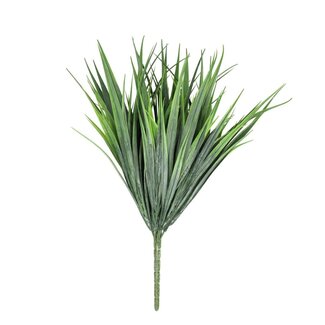 4A Grasbüschel Kunstzweig | Farbe: Grün | Grasbusch | Höhe ± 35 centimeter | Pro Kunstzweig