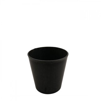 4A Kunststof Melamine Bloempot Plantenpot | Kleur: Grijs | Diameter 11 centimeter | Hoogte 10.5 centimeter | Per 10 bloempotten