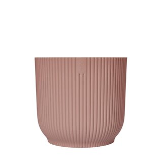 4A Plastique Pot de fleurs Pot pour plante "Vibes" | Couleur: Rose | Diamètre 18 centimeter | Hauteur 17 centimeter | Par 6 pots de fleurs