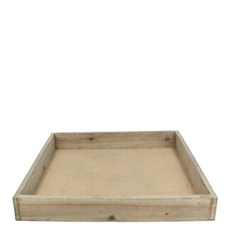 4A Wooden Tray | Colour: Light Brown | Length 30 centimetre | Width 30 centimetre | Height 4 centimetre | Per 4 trays