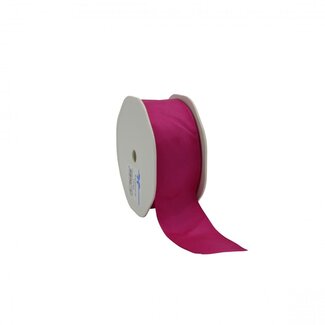 4A Fabric Thread Textile Ribbon | Colour: Fuchsia | Width 38 millimetre | Length 20 metre | Per roll