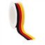 Vlaggenlint Duitsland | Kleur: Gemengde Kleuren | Breedte 25 millimeter | Lengte 20 meter | Per rol