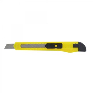 4A Snap-off Knife Small | Colour: Yellow | Length 12.5 centimeter | Per 60 knives