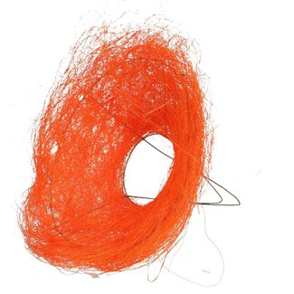 4A Bouquet holder Sisal | Colour: Orange | Diameter 20 centimetre | Per 10 bouquet holders