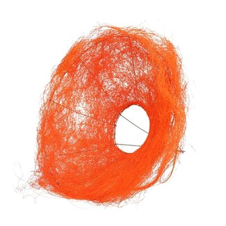 4A Porte-bouquet Sisal | Couleur: Orange | Diamètre 30 centimeter | Par 10 porte-bouquets