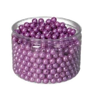 4A Perles de décoration | Couleur: Violet | Diamètre 10 millimètre | Par 600 perles