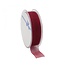 Ruban organza | Couleur : Bordeaux | Largeur 25 millimeter | Longueur 50 meter | Par rouleau