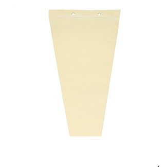 4A Hüllen Flowerpaper | Farbe: Cremefarben | Länge 50 centimeter | Breite 25 centimeter | Höhe 10 centimeter | Pro 50 Hüllen