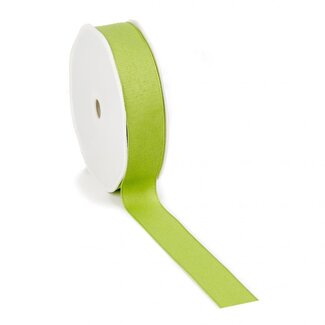 4A Texture Ruban | Couleur: Vert clair | Largeur 25 millimeter | Longueur 20 meter | Par rouleau
