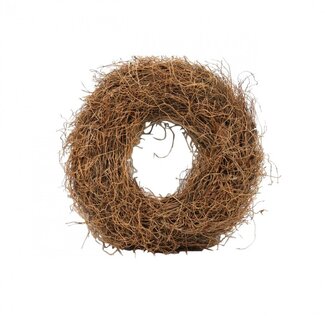 4A Varenwortel Krans | Kleur: Lichtbruin | Diameter 38 centimeter | Per krans
