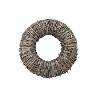 4A Mactan Gras Krans | Kleur: Natuurlijk Bruin | Diameter 25 centimeter | Per krans