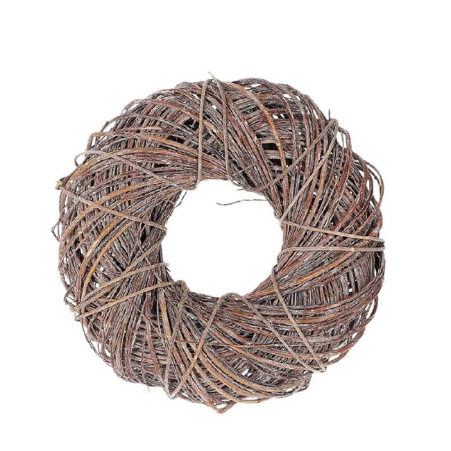 Twister Wreath | Colour: Brown | Diameter 35 centimeter | Per wreath