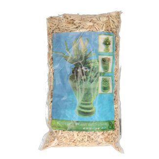 4A Wood chips | Colour: Light brown | Diameter 10 - 20 millimeter | Content 5 liter | Per bag