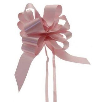 4A Pull-bow ribbon | Colour: Light pink | Width 50 millimetre | Per 20 bows