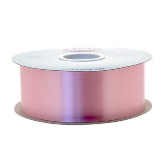 4A Poly Satijn Lint | Kleur: Lichtroze | Breedte 50 millimeter | Lengte 91 meter | Per rol
