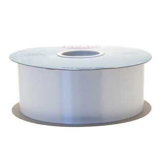 4A Poly Satinband | Farbe: Natuurlijk Weiß | Breite 50 millimeter | Länge 91 meter | Pro Rolle
