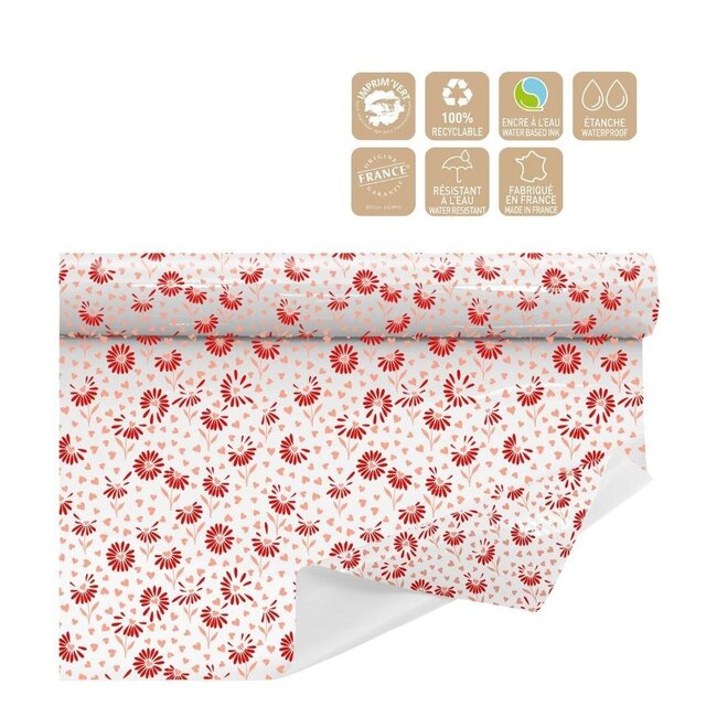 Folie op Rol “Galant” | Kleur: Natuurlijk Wit | Breedte 80 centimeter | Lengte 40 meter | Per rol