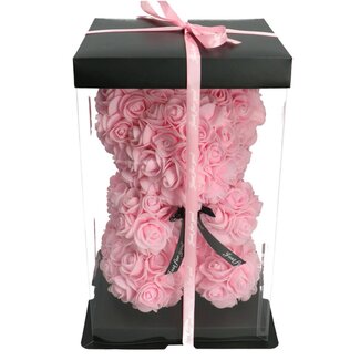 4A Bear of Foam Roses | Colour: Light pink | Height 28 centimetre | Per bear