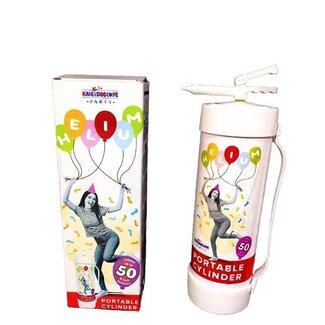 4A Party! Balloon Helium Tank Dispenser Portable Cylinder | Colour: Blue | Contents 3.3 liter | Per cylinder