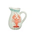 Ceramic Jug Vase “Maritime” | Colour: Light blue | Length 16 centimetre | Width 20 centimetre | Height 23 centimetre | Per 2 jugs
