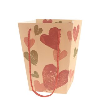 4A Tasche “Forever” | Farbe: Rot | Länge 15 centimeter | Breite 11 centimeter | Höhe 20 centimeter | Pro 10 Tassen